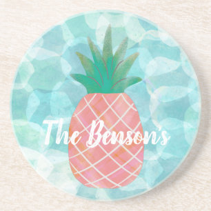 Personlig Ananassle Pub Drink Coasters Underlägg