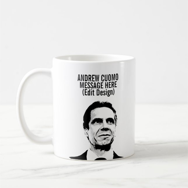Personlig Andrew Cuomo Kaffemugg (Vänster)