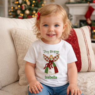 Personlig Angel Design - Cute Patchwork Stil T Shirt