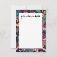 Personlig Animals Notecards