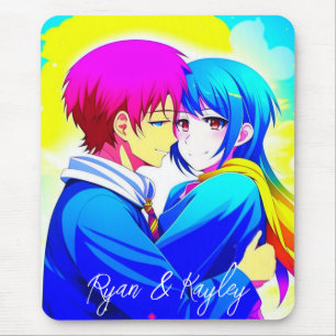 Personlig Anime par Hugger Rosa och Blue Musmatta