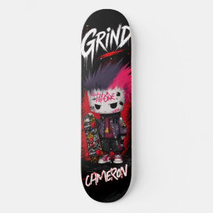 Personlig Anime Punk Graffiti Urban Skateboard