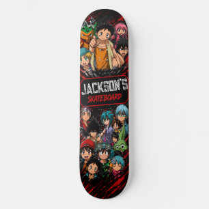 Personlig Animerad Present Skateboarddäck Mini Skateboard Bräda 18,5 Cm