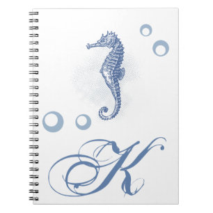 Personlig Anmärkning: Bok Seahorse Ocean Beach Vat Anteckningsbok