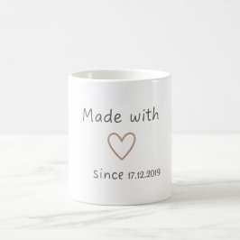 Personlig Annidag Gift för Par Kaffemugg