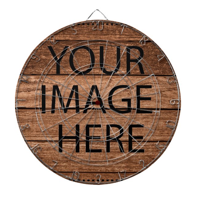 Personlig Anpassa Din Egen Foto & Text Darttavla (Framsidan)