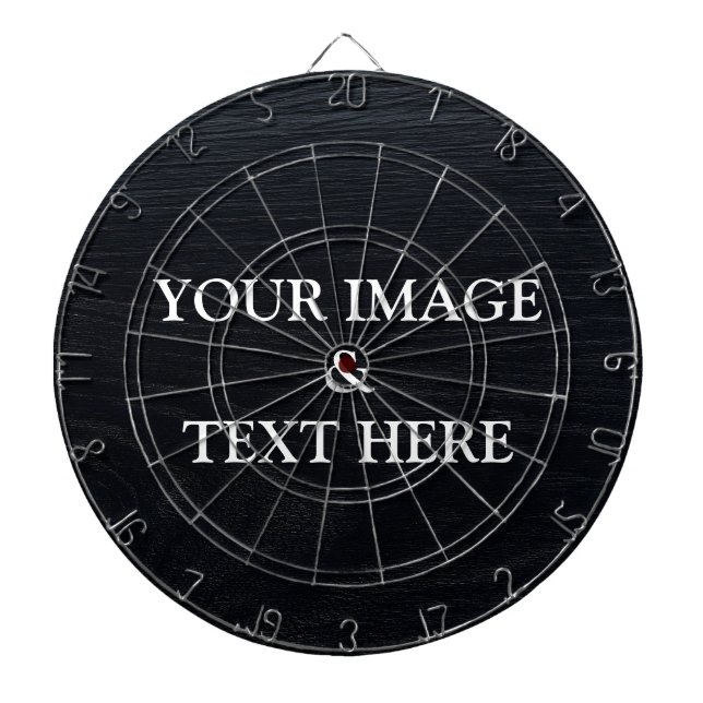 Personlig Anpassa Din Egen Foto & Text Darttavla (Framsidan)