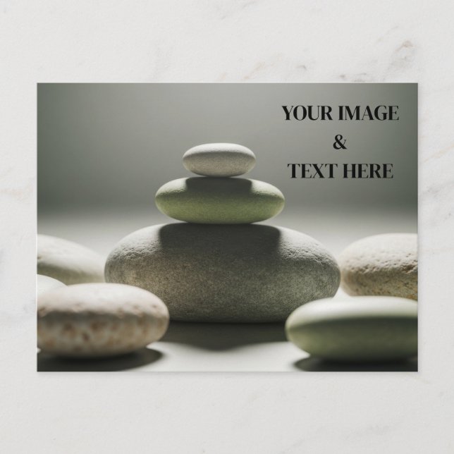 Personlig anpassa din egen foto & text vykort (Framsida)