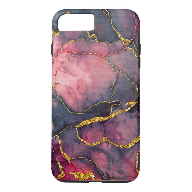Personlig Anpassa Marble Case-Mate iPhone Skal (Baksida)