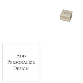 Personlig anpassad 1" x 1" stämpel