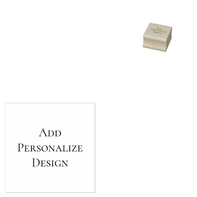 Personlig anpassad 1" x 1" stämpel (Stämplad)