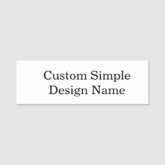Personlig anpassad design 3" X 1" Namnbricka