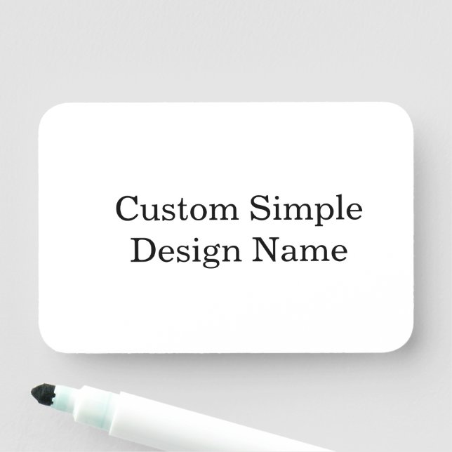 Personlig anpassad design 3" X 2" Namnbricka (På plats)