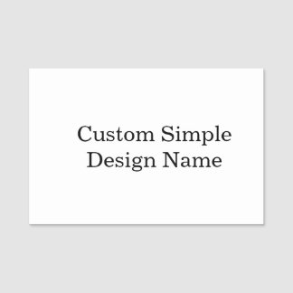Personlig anpassad design Klassisk 3" X 2" Namnbricka