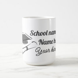 Personlig anpassad examensballong kaffemugg