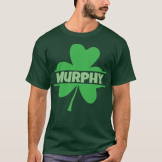 Personlig, anpassat namn, Grönt Shamrock T Shirt