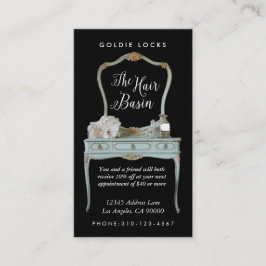 Personlig Anpassningsbar Antique Vanity Salon Card Rabattkort