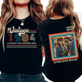 Personlig Anpassningsbar av åldersgrupp Foto på fö T Shirt