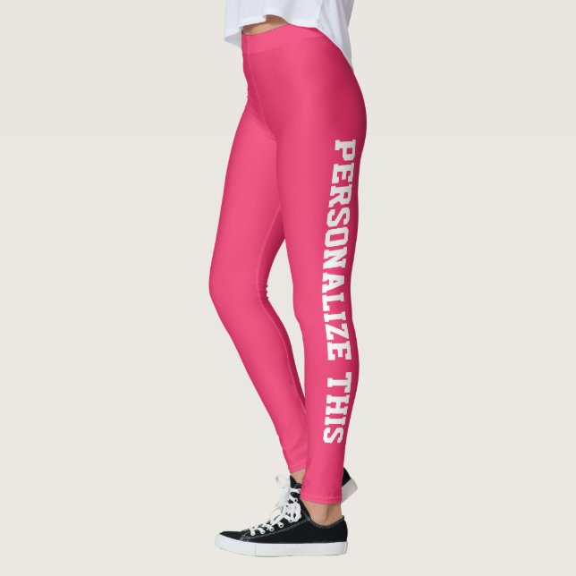 Personlig Anpassningsbar Branded Made Watermelon R Leggings (Vänster)