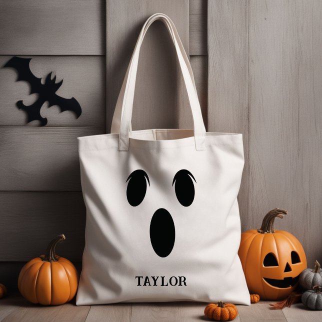 Personlig Anpassningsbar Bus eller godis Halloween Tygkasse (Skapare uppladdad)