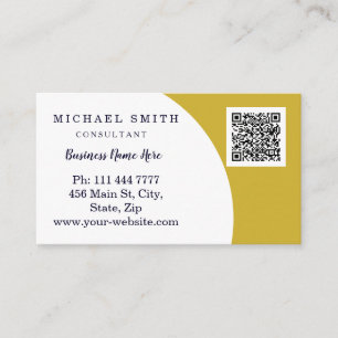 Personlig Anpassningsbar Business Logotyp QR-kod - Visitkort
