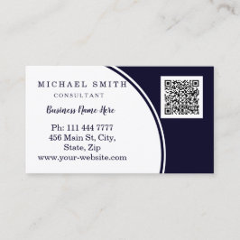 Personlig Anpassningsbar Business Logotyp QR-kod - Visitkort