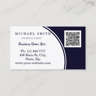 Personlig Anpassningsbar Business Logotyp QR-kod - Visitkort
