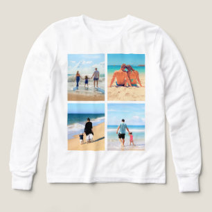 Personlig Anpassningsbar din fotokollage T Shirt