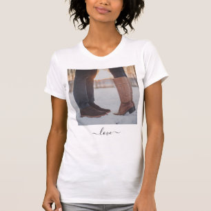 Personlig Anpassningsbar din fotoutskrift T-Shirt- T Shirt