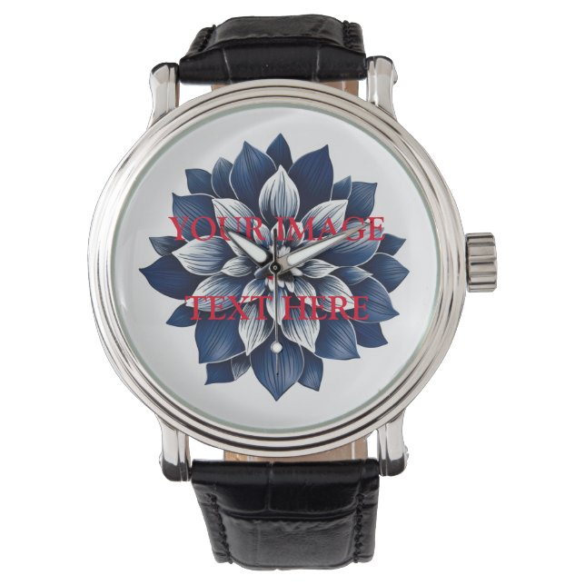 Personlig Anpassningsbar ditt eget foto Armbandsur (Framsida)