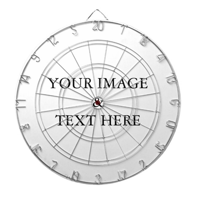 Personlig Anpassningsbar ditt eget foto Darttavla (Framsidan)