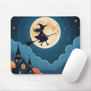Personlig anpassningsbar ditt eget foto Halloween Musmatta