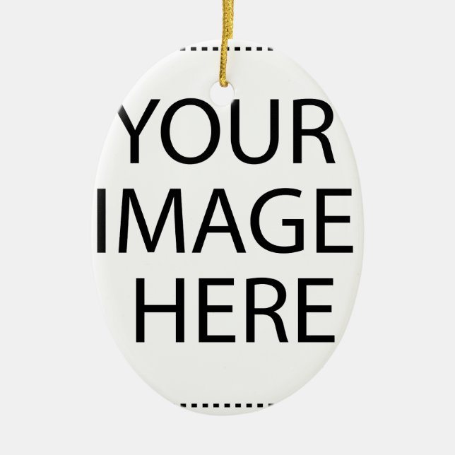 Personlig Anpassningsbar ditt eget foto Julgransprydnad Keramik (Framsidan)