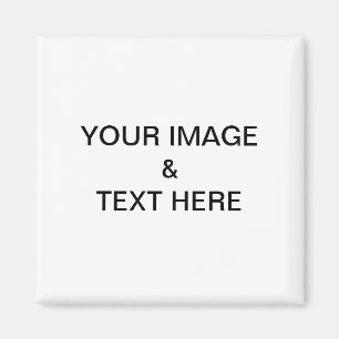 Personlig Anpassningsbar ditt eget foto Magnet