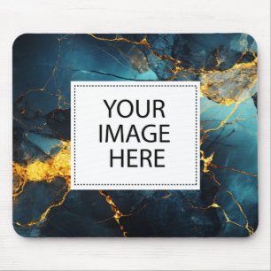 Personlig Anpassningsbar ditt eget foto Musmatta