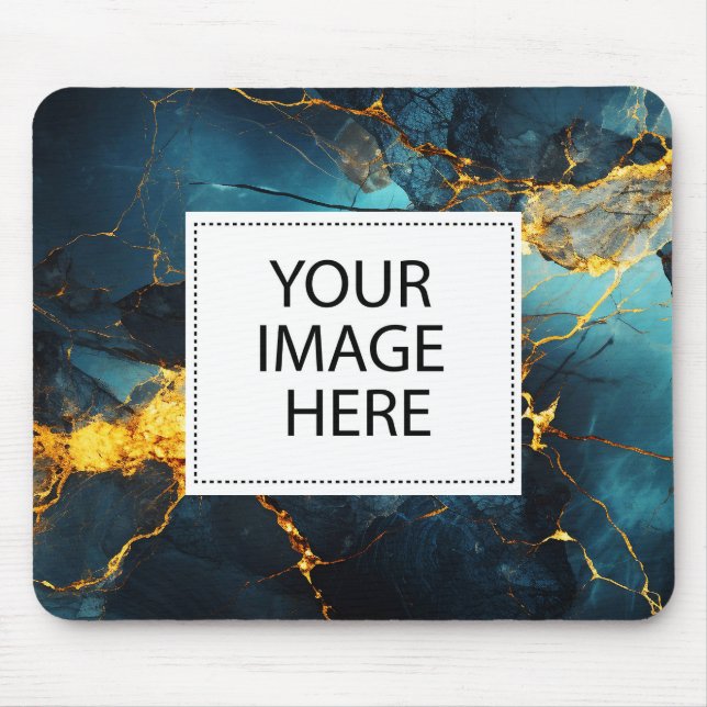 Personlig Anpassningsbar ditt eget foto Musmatta (Framsidan)