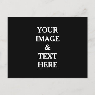 Personlig Anpassningsbar ditt eget foto Vykort