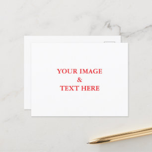 Personlig Anpassningsbar ditt eget fotovykort Vykort