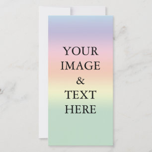 Personlig Anpassningsbar eget foto och egen text