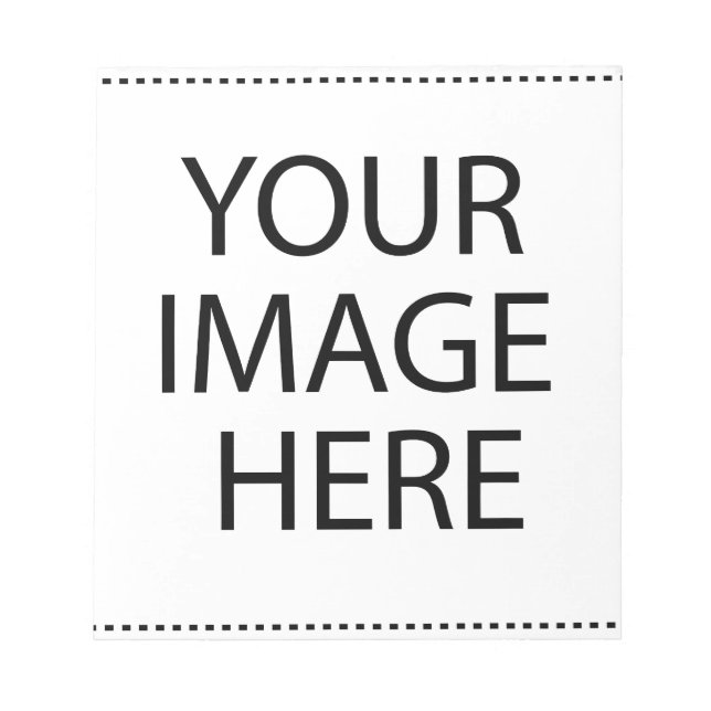 Personlig Anpassningsbar eget foto och egen text Anteckningsblock (Framsida)