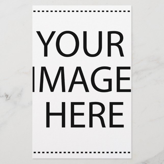 Personlig Anpassningsbar eget foto och egen text Brevpapper (Framsida)