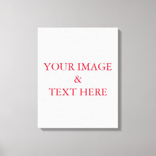 Personlig Anpassningsbar eget foto och egen text Canvastryck