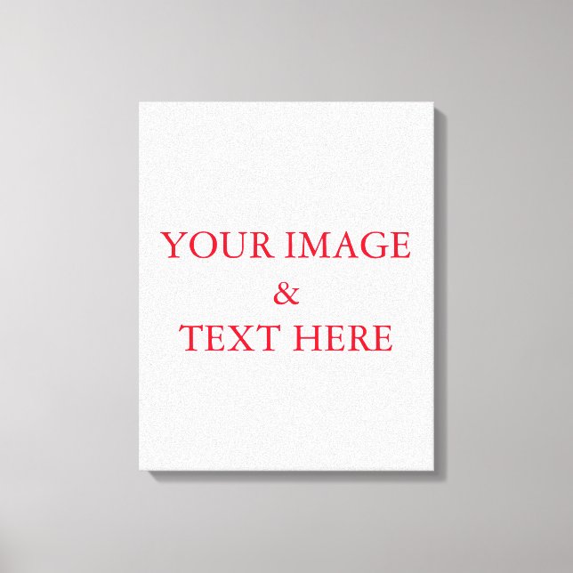 Personlig Anpassningsbar eget foto och egen text Canvastryck (Framsida)