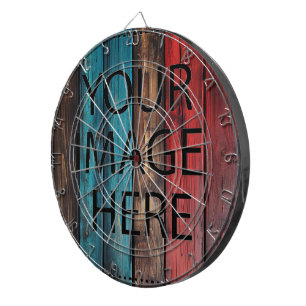 Personlig Anpassningsbar eget foto och egen text Darttavla