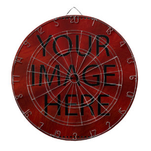 Personlig Anpassningsbar eget foto och egen text Darttavla