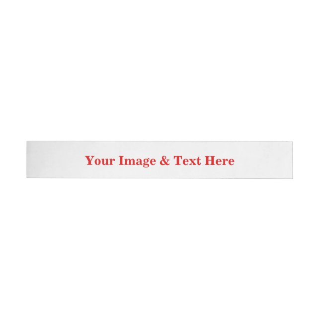 Personlig Anpassningsbar eget foto och egen text Etikettband (Individuell)