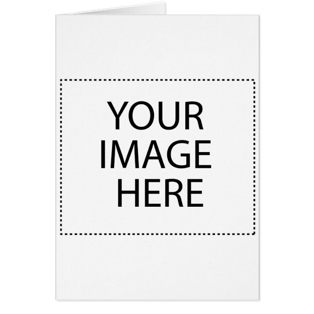 Personlig Anpassningsbar eget foto och egen text Hälsningskort (Framsidan)