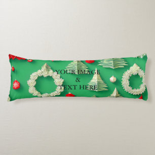 Personlig Anpassningsbar eget foto och egen text Kroppskudde