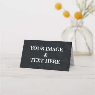 Personlig Anpassningsbar eget foto och egen text Placeringskort