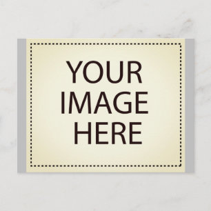 Personlig Anpassningsbar eget foto och egen text Vykort